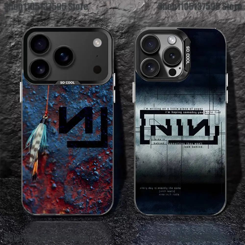 

Band The Downward Spiral Nine Inch Phone Case For iPhone 17,16,15,14,13,12,11,Pro,XS,Max,Plus,Mini Black Matte Shockproof Cover