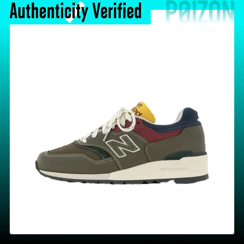 AIME LEON DORE x New Balance NB 997 Abrasion Resistant Low top Running Shoes Unisex Green U997AIM