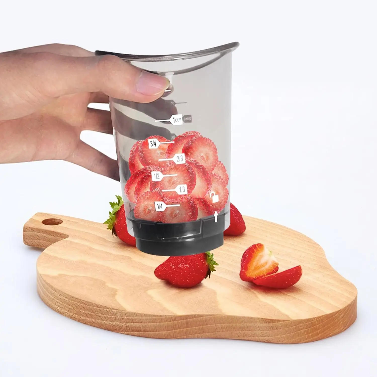 Cortador de Verduras Multifuncional Fácil de Limpiar, Cortador de Frutas, Herramienta para Ensaladas, Accesorio de Cocina Portátil para Uso Doméstico