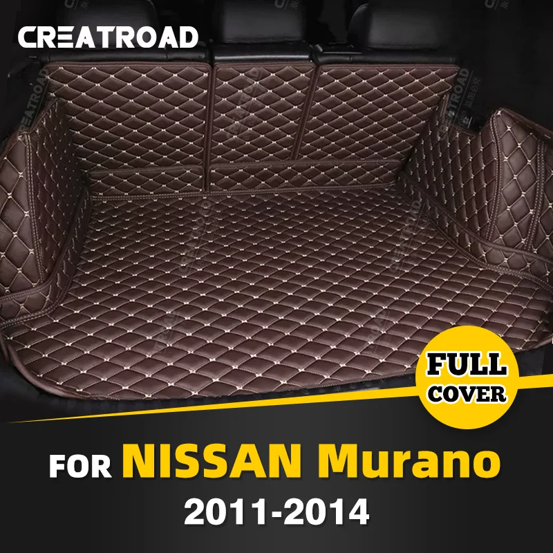 

Auto Full Coverage Trunk Mat For Nissan MURANO 2011-2014 13 12 Car Boot Cover Pad Cargo Liner Interior Protector Accessories