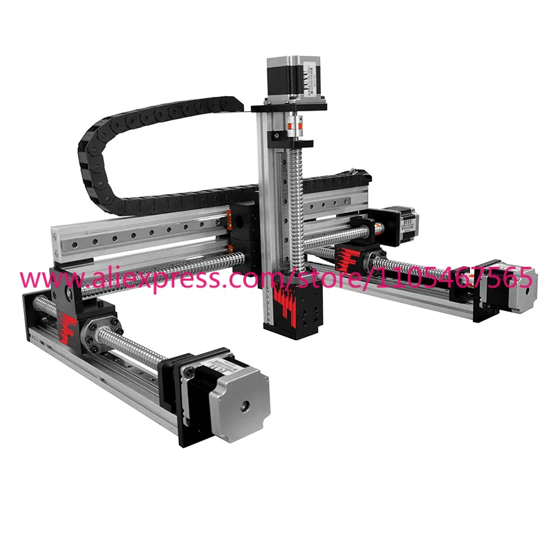 1PCS linear guide ball screw actuator robot arm Xyz platform z-axis table Cartesian coordinate robot