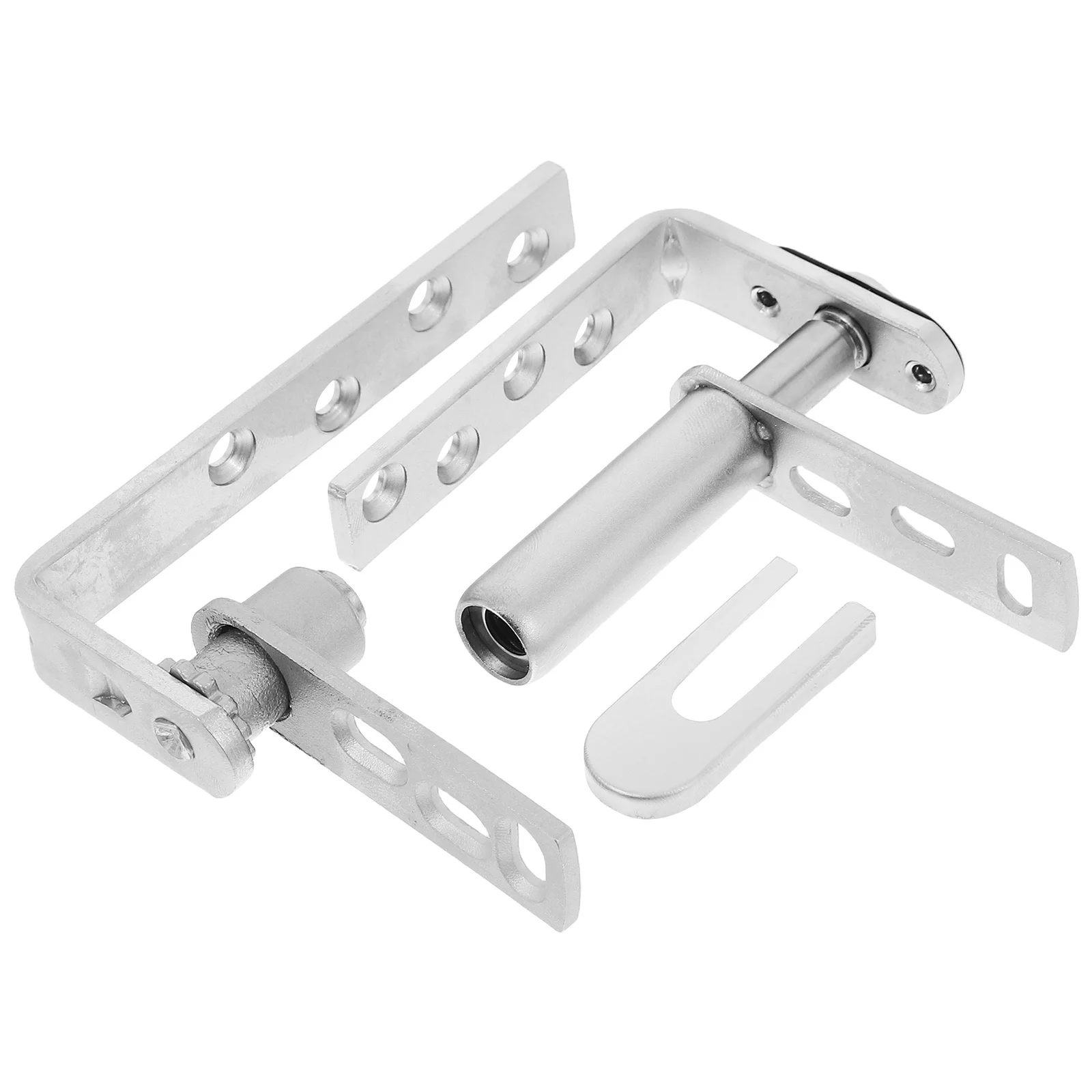 

1 Pair Stainless Steel Hidden Hinges Auto Rebound For Bookcase Cafe Doors Heavy Duty Pivot Hardware Dual Rotation Swing