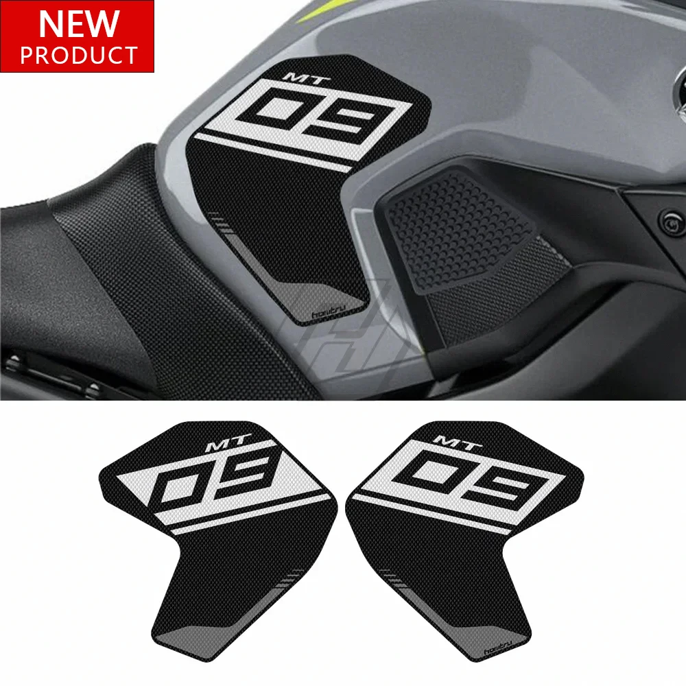 

For Yamaha MT-09 MT09 2013-2020 motorcycle modification side tank side panel knee pad sticker kit