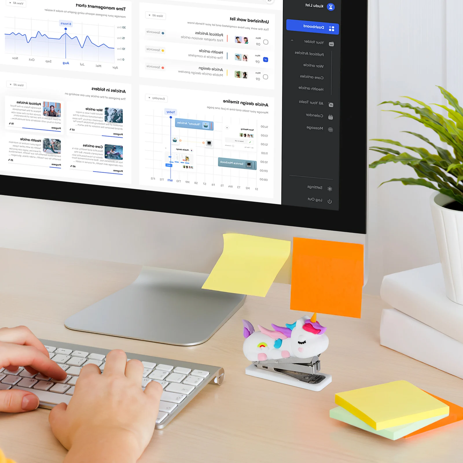 دباسة أنيقة محمولة بتصميم مدمج، خامة آمنة وفعالة، دباسة مكتب المدرسة المنزلية #1