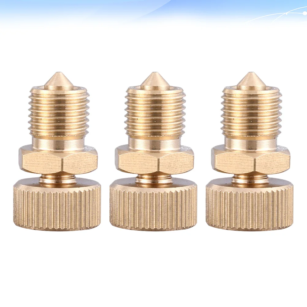 3 Pcs Coolant Screws Water Pressure Reducing Valves Radiator Bleeder High Pump Accessory