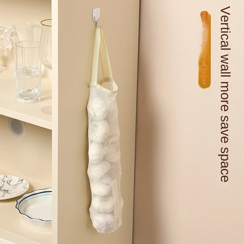 3882 Wall-Mounted Storage  Garbage Bag Kitchen Multifunctional Hanging Storage Bag Finishing Household Bag