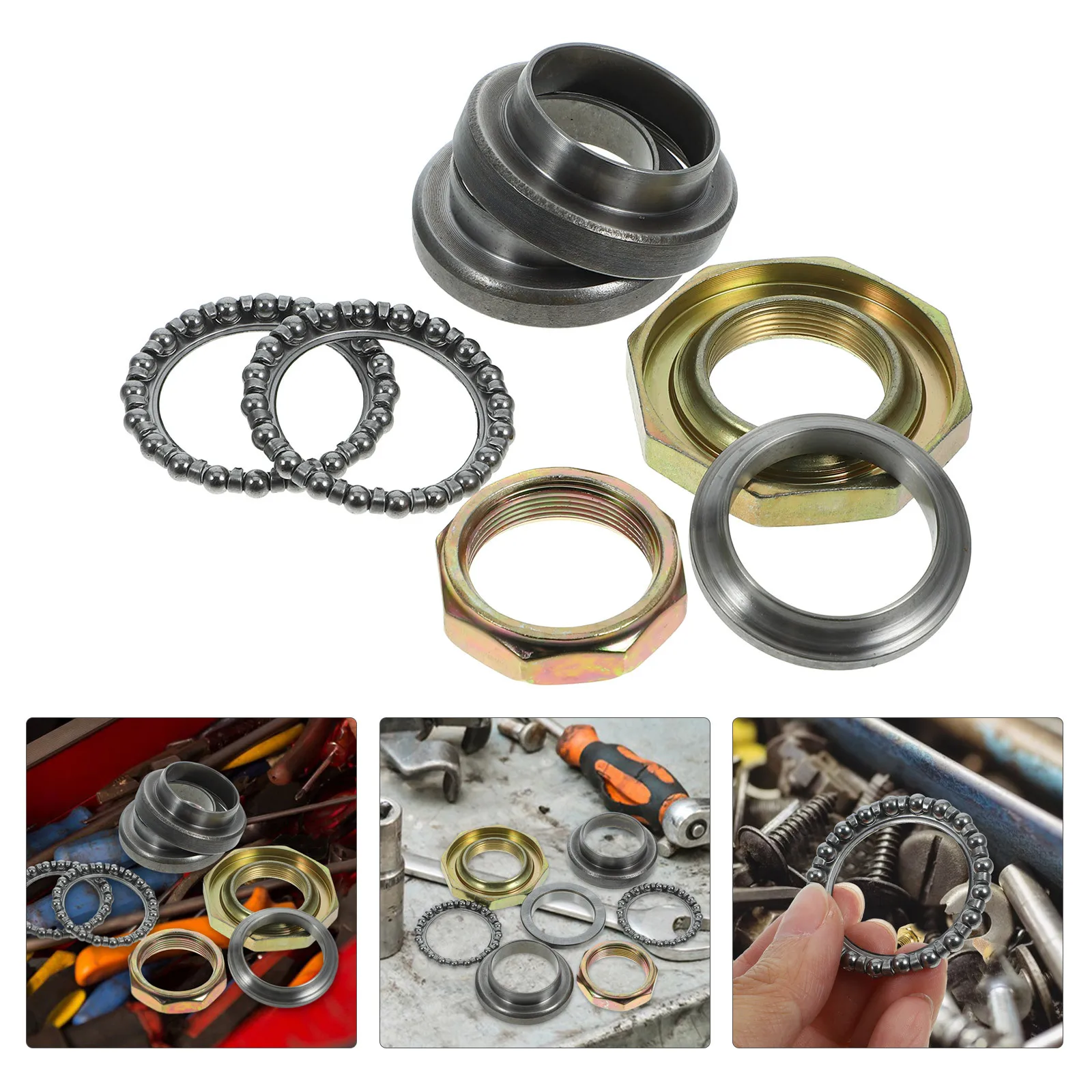 

1Set Fork Neck Bearing Set Enhanced Durability for Effortless Control Scooter Accessories Front Fork Steering Bearing Kit