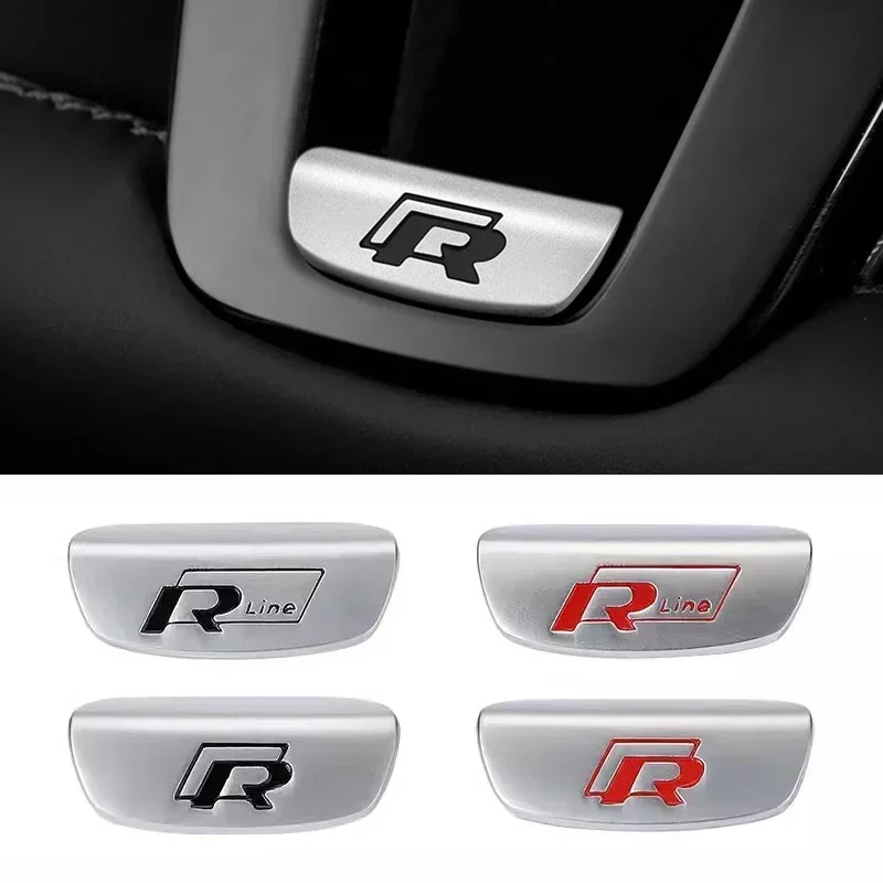 

Декоративная накладка на руль автомобиля с эмблемой Volkswagen R Line для VW Scirocco, Polo, T5, Passat B6, Golf MK5, Tiguan, Jetta, CC