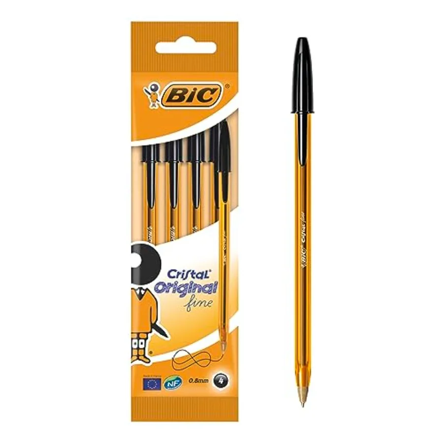 

Cristal Fine Ballpoint Pen Pack of 4