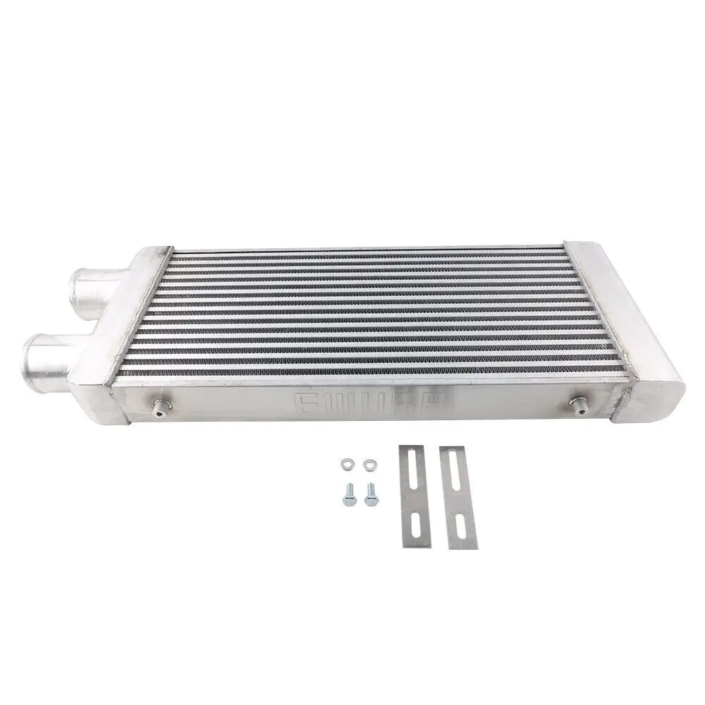 

3'' 600 x 300 x 76 Same Side Mount Turbo Intercooler Aluminum Plate Radiator Kit