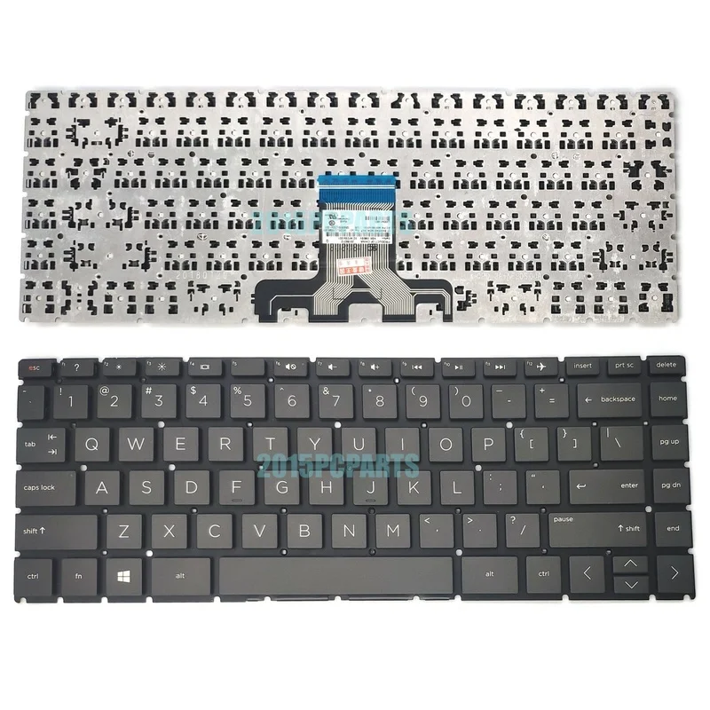 A+New for HP 14-ck0000 14-ck1000 14-cf0000 14-cm0000 Keyboard Black US L23241-001