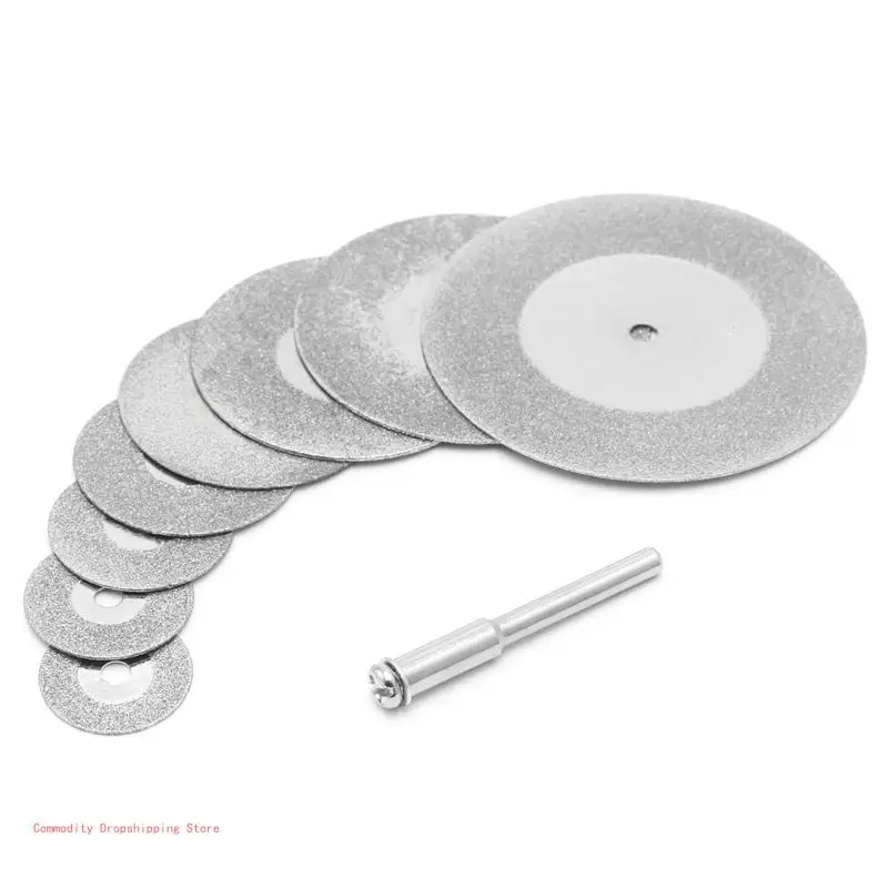 Diamond Cutting Discs and Drill Bit Shank, 16mm, 18mm, 20mm, 25mm, 30mm, 35mm, 40mm, 50mm, 5Pcs