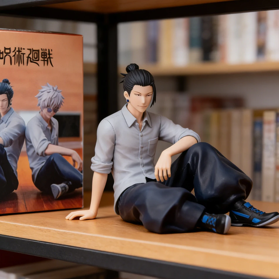 Gojo Satoru Anime Jujutsu Kaisen Figur Geto Suguru Yumemirize Sitzende Position Sammlermodell Geschenk Spielzeug Actionfigur Geschenke – Detail 3