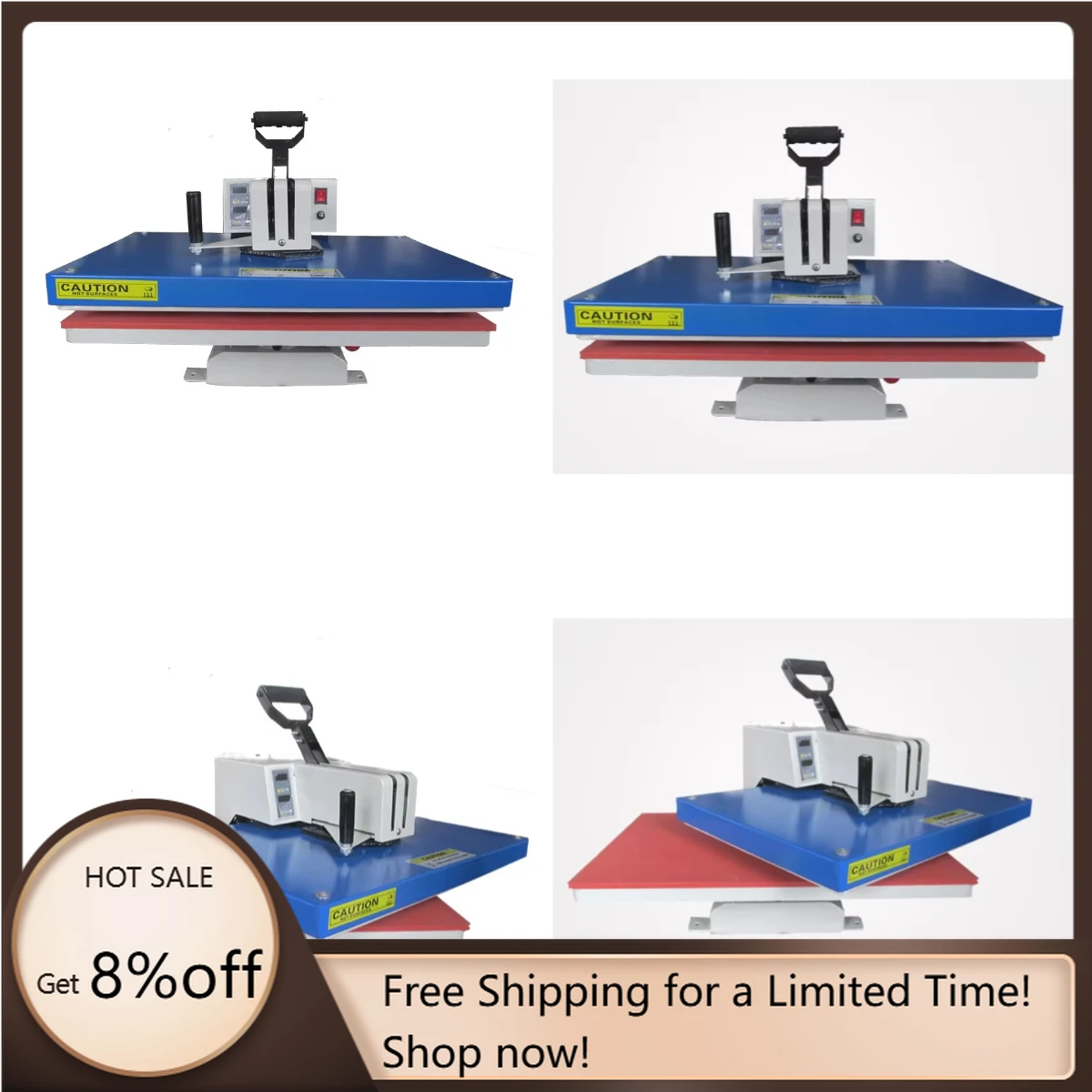 

WJW High-pressure Transfer Printing Lowest Price T-shirt Heat Press Machine Sublimation 40x50 Heat Press Machine Large
