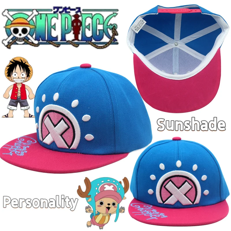 

One Piece Hat Chopper Brook Baseball Cap New Creative Cartoon Cute High-Value Fashionable Personalized Sun Protection Shade Hat