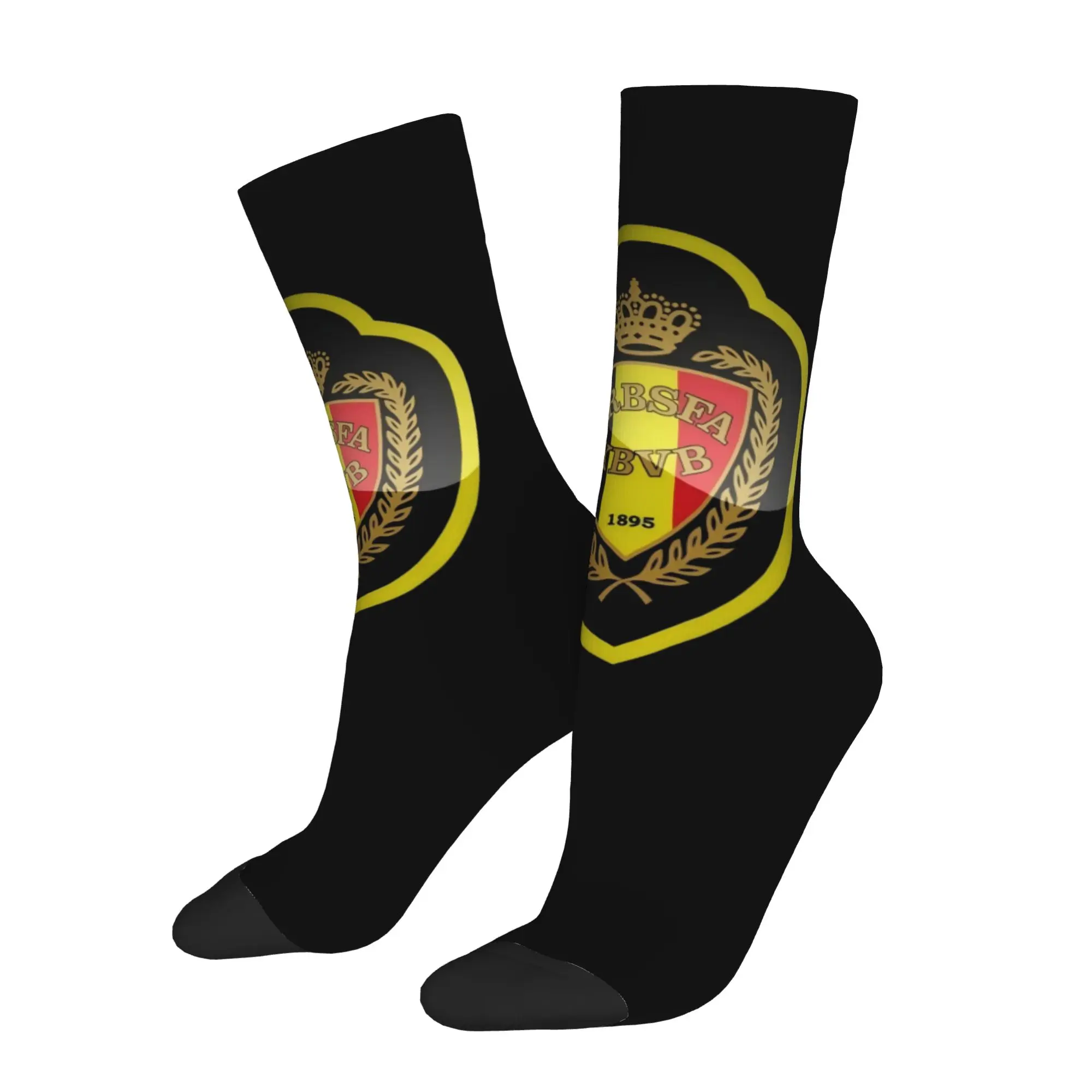 Hip Hop Vintage Belgium Crazy Men's compression Socks Unisex  Harajuku Pattern Printed Funny Sock Match Day Essentials