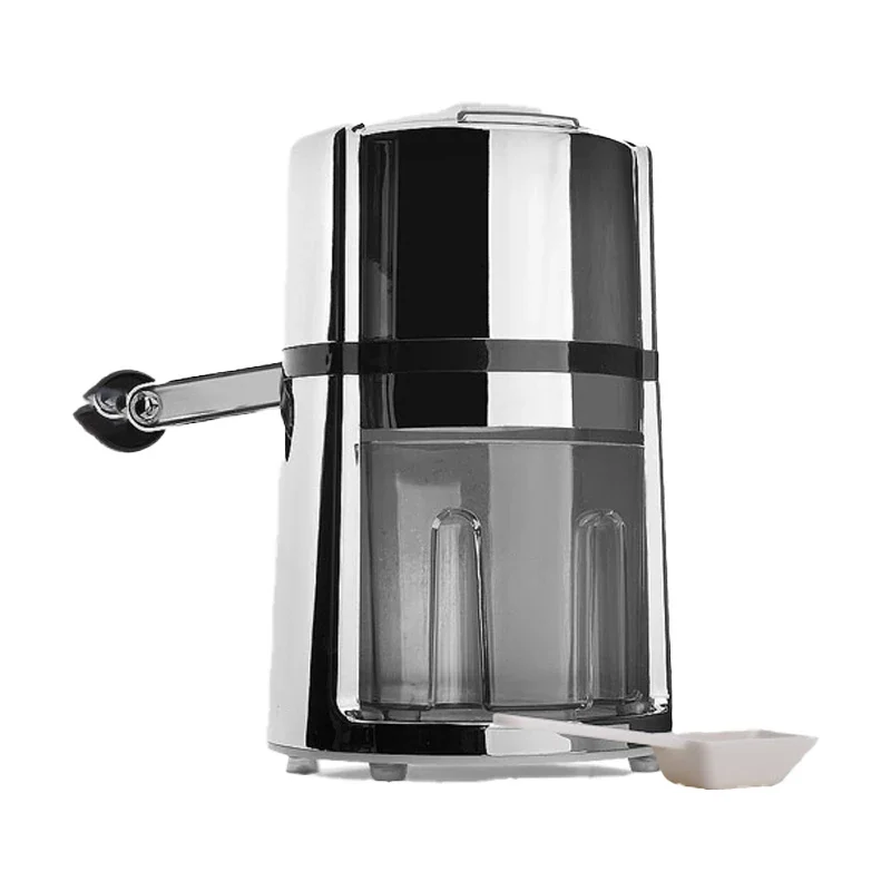 Round hand-cranked ice crusher commercial household shaved ice machine shaved ice crusher creative home