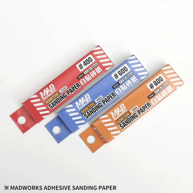 MADWORKS Adhesive Sanding Paper Acrylic Grinding Plate for Plastic Model  Building Tools Hobby DIY Accessories