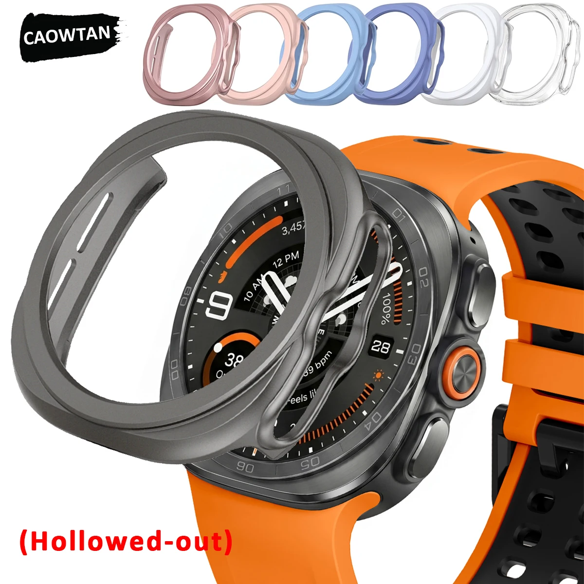 Hollowed-out Case for Samsung Galaxy Watch Ultra2 47mm 2026 PC Protector Bumper cover for GALAXY ULTRA2 Protective Frame
