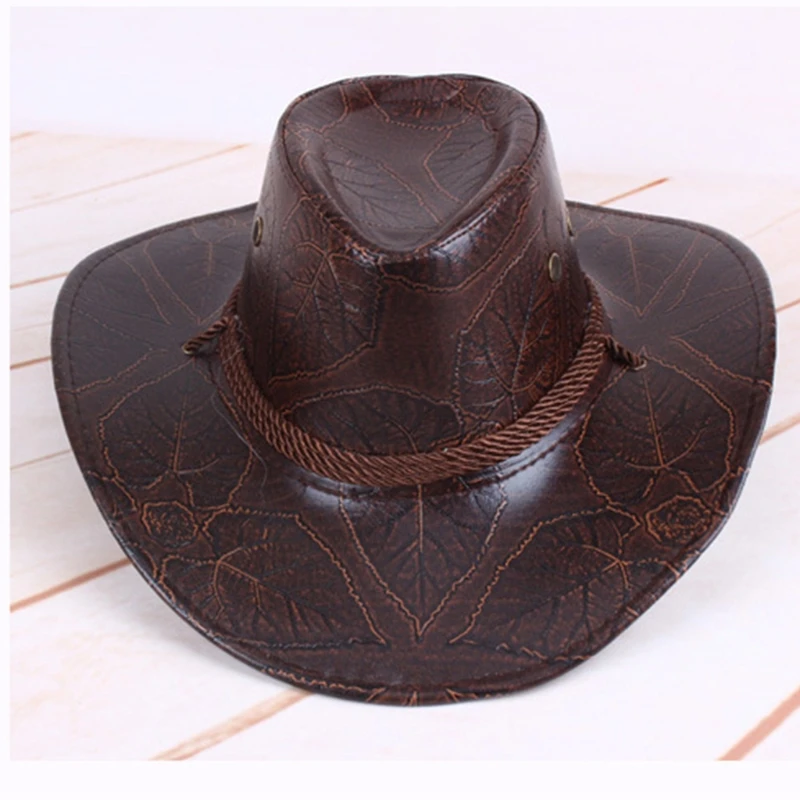 Retro Hipster Cowboy Hat Western Large Brim Cowboy Hat Outdoor Trend Casual