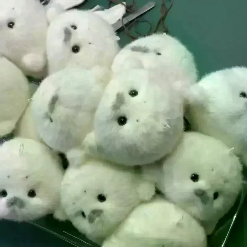 Toy Toy Simulation Gift Cute Baby Seal Doll Plush Pendant Ocean Souvenir Bag Safe For Children