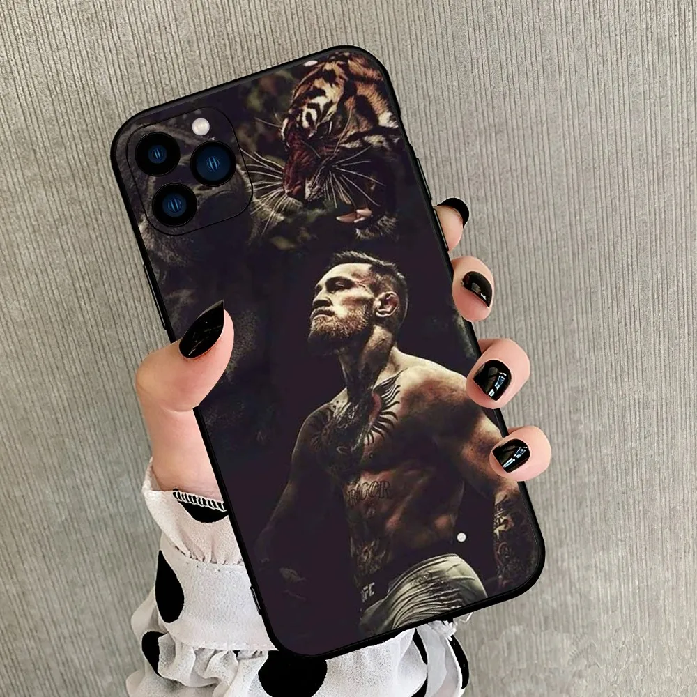 C-Conor M-McGregor Wrestler Phone Case For iPhone 8 11 12 13 14 15 Mini X XR XS PRO MAX Plus Shell