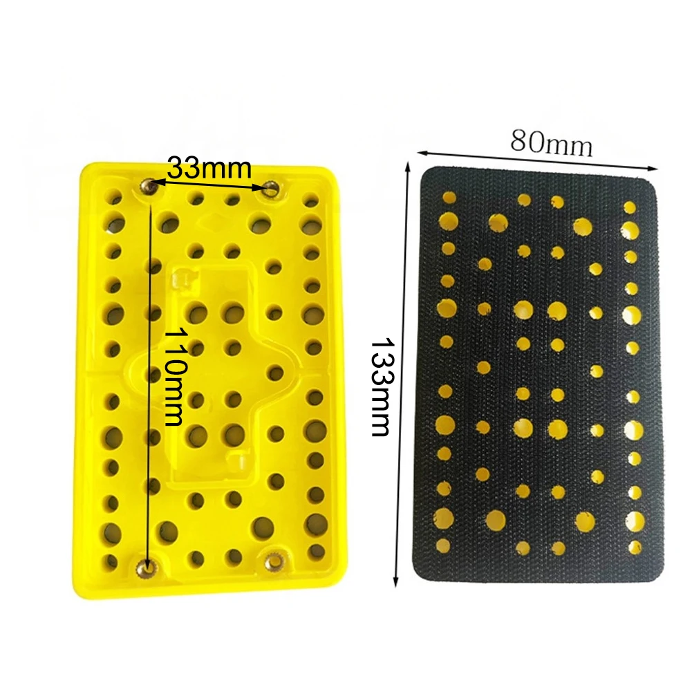 

3x5 дюймов пенопластовый защитный диск, шлифовальная подушечка, 54 или 16 отверстий, крючки и петли, интерфейсная подложка, защита для шлифовальной машины RS400 LS130