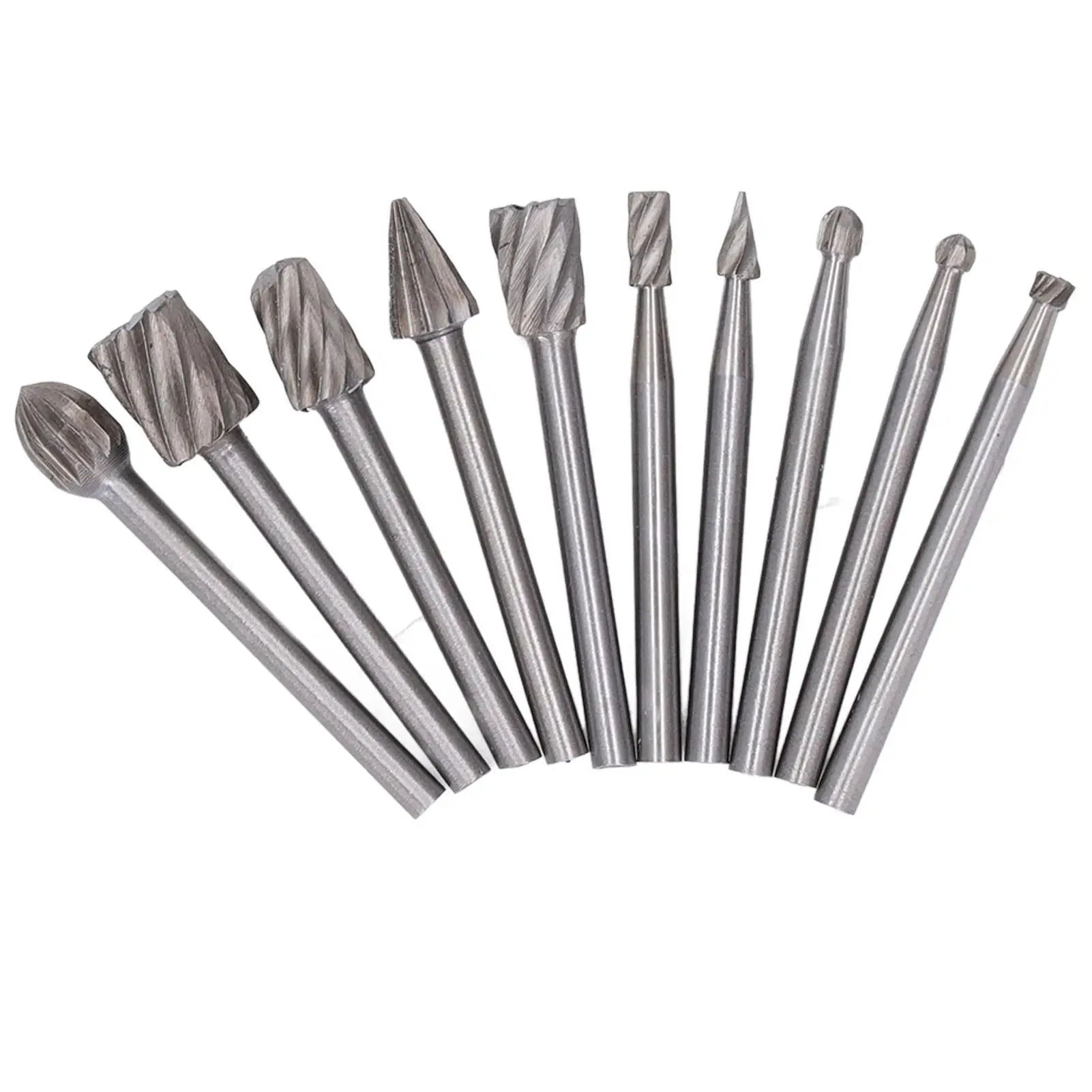 10 Pcs High Steel Drill Set - Quick Chip File for Wood & Plastic Carving, High Hardness