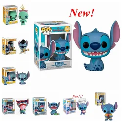 FUNKO POP 스티치 테마 203 # # 636 # 126 # 1048 # 127 # 159 # 978 베이커 비닐 액션 피규어 귀여운 컬렉션 모델 장난감 선물용