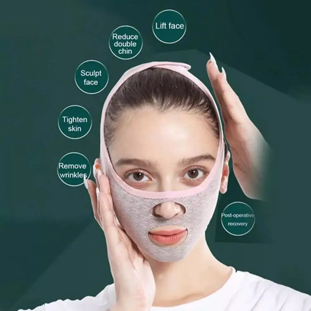 Chin Cheek Slimming Bandage V Shaper V Line Lifting Mask Face Lifting Anti Wrinkle Strap Band Sleeping Mask Beauty Health