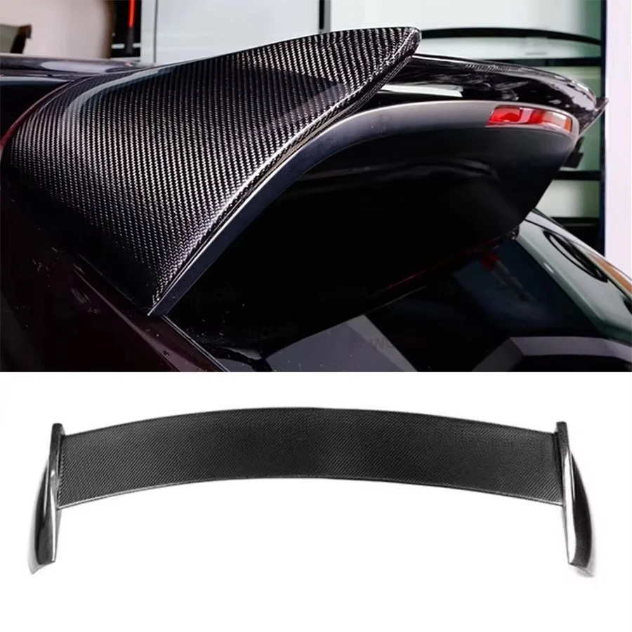 For 958 2014-2017 Carbon Fiber Roof Spoiler Car Rear Top Window Spoiler Wing Car Exterior Parts