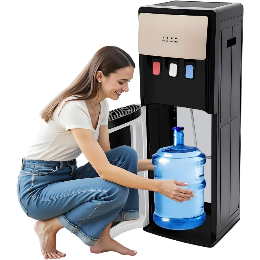 

Bottom Loading Water Cooler Dispenser for 5 Gallon Bottles with 3 Temperature Settings Including Hot and Cold Spouts Advanced O
