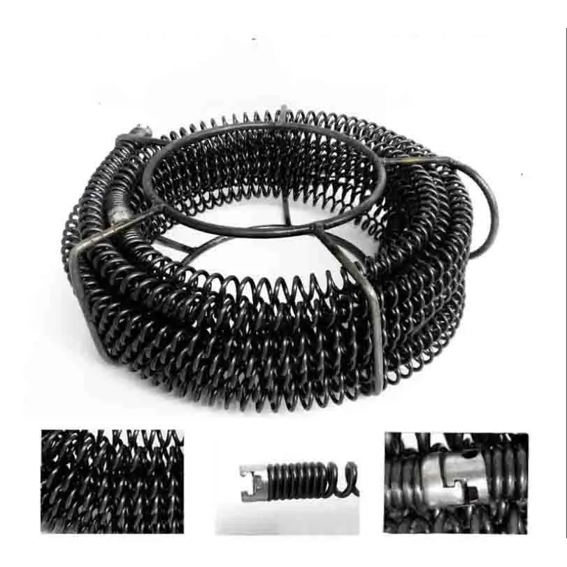 Electric Pipe Unclogging Machine 16mm Spring 15M/20M Length Home Use Sewer Blockage Clearing Tool for Household