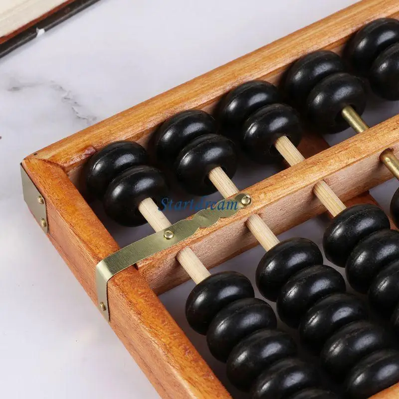محمولة صينية 13 رقمًا عمودًا ABACUS ABACUS SOROBAN حساب العد K92C