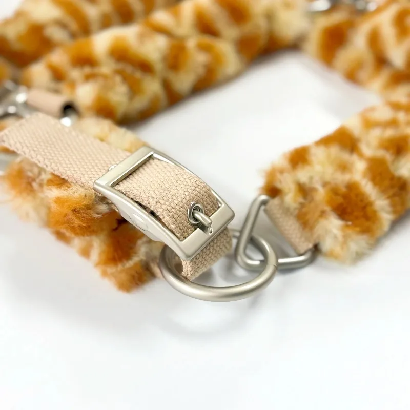 Giraffe Print Fleece Padded Horse Halter