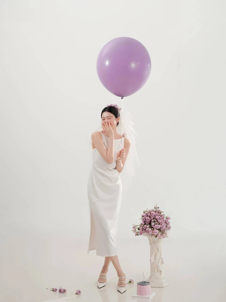 

Декоративные платья на бретельках в корейском стиле для фотосессий на день рождения, создания атмосферы и художественных студийных образов, женская мода