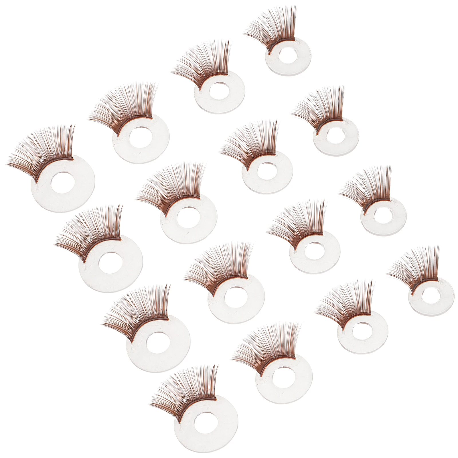 20Pcs Safety Eyelashes for Crocheting Multi Size Amigurumi Stuffed Animals Making Supplies Bear Puppet Accessories 14Mm 16Mm