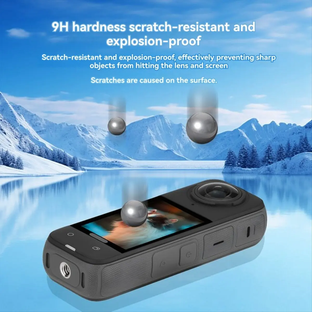 Active Phase For Insta360 X5 Case Bag and Silicone Lens Cap and Screen Protector Accessories Kit Camera Protective Accessories