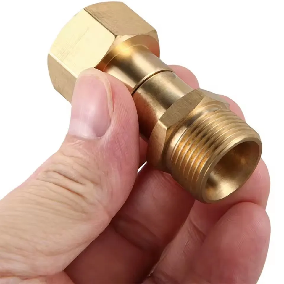 High Pressure Washer Swivel 360 Degree Anti-twist Gun Hose Connector M2214 Hole 15 Holes Its Planning Accessories