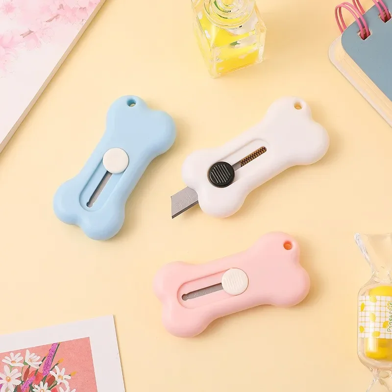 1-3 Piezas de Cuchillos Utilitarios Mini de Dibujos Animados, Abrecartas, Cortador de Papel Artístico, Cuchillo de Papelería Kawaii