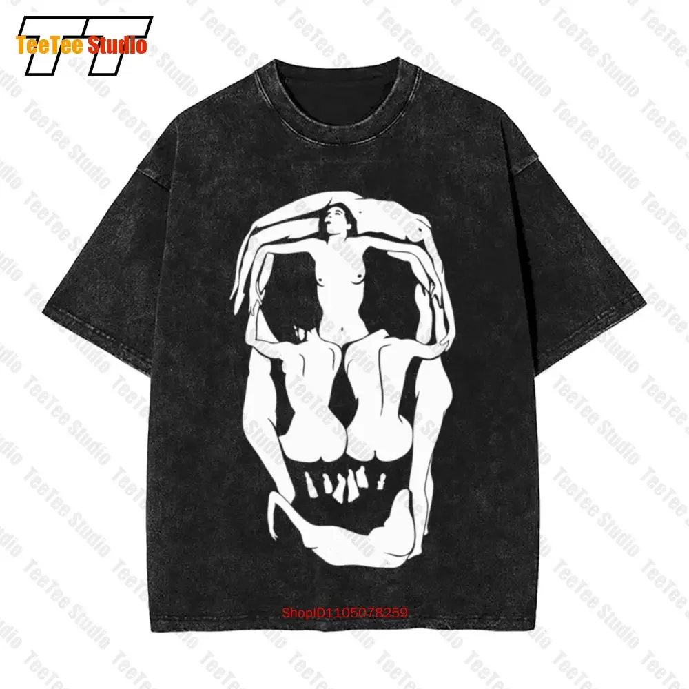 Salvador Dali In Voluptas Mors Death In Pleasure Skull Vintage Oversized T-Shirt RBOS