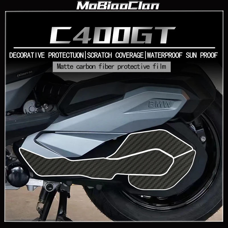 

For BMW C400GT C 400 GT motorcycle sticker 3D carbon fiber protective sticker body film modification accessories ﻿