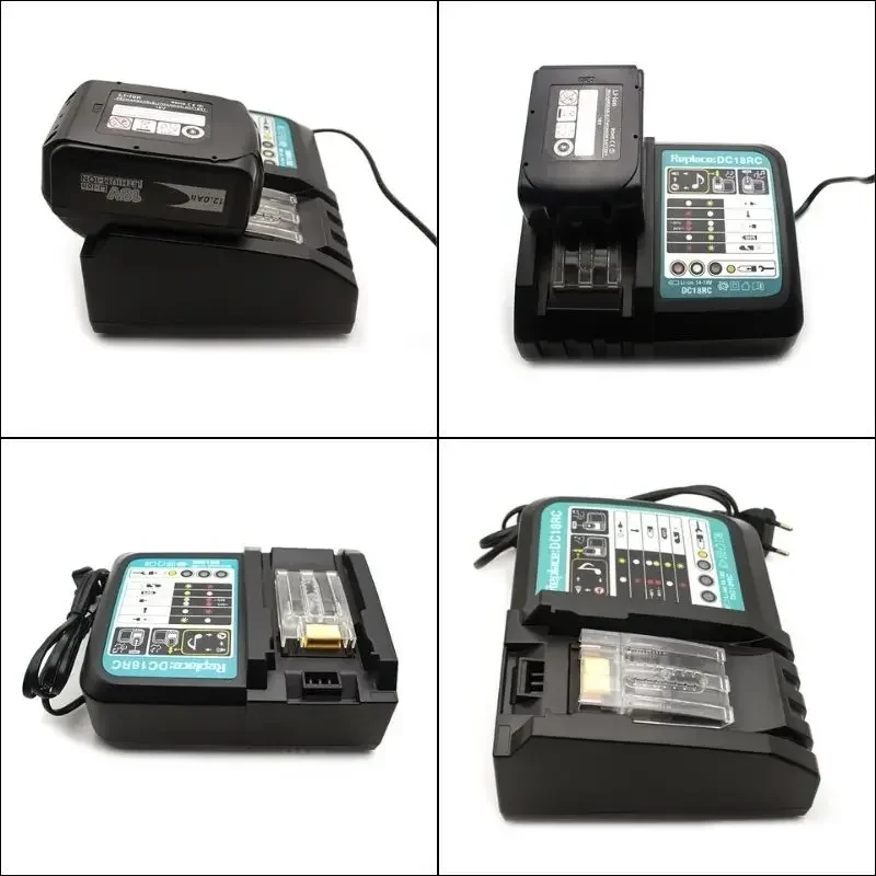 Imagem -03 - Bateria Li-ion Recarregável para Makita Ferramentas Elétricas Acessórios de Substituição Bl1860 Bl1850 18 v 12000mah