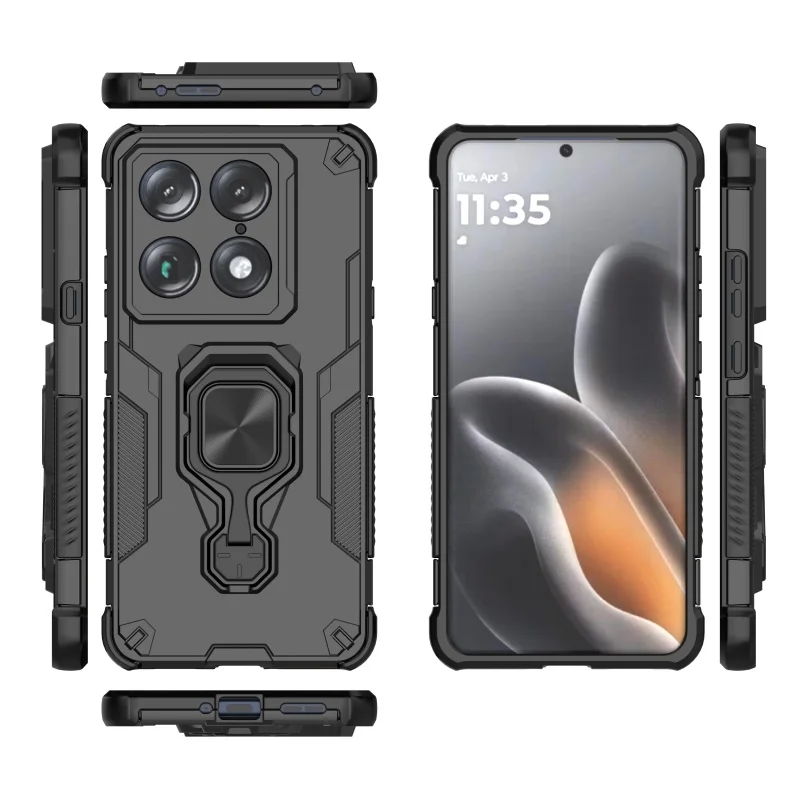 Funda Protectora para Moto Signature, Carcasa Motorola Moto Signature con Protección de Lente a Prueba de Golpes, Anillo Magnético, Fundas Moto Signature