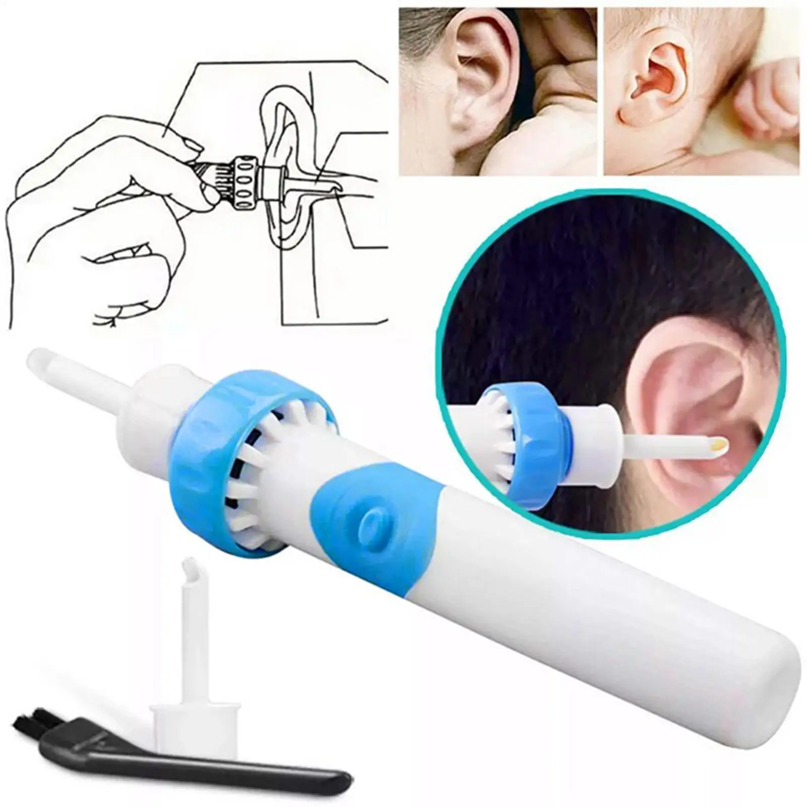 

Ear Wax Removal Gentle Safe Ear Cleaner And Cleaning Tool Compact Portable Ear Flushing Kit For Adults Effective Earwax Removal