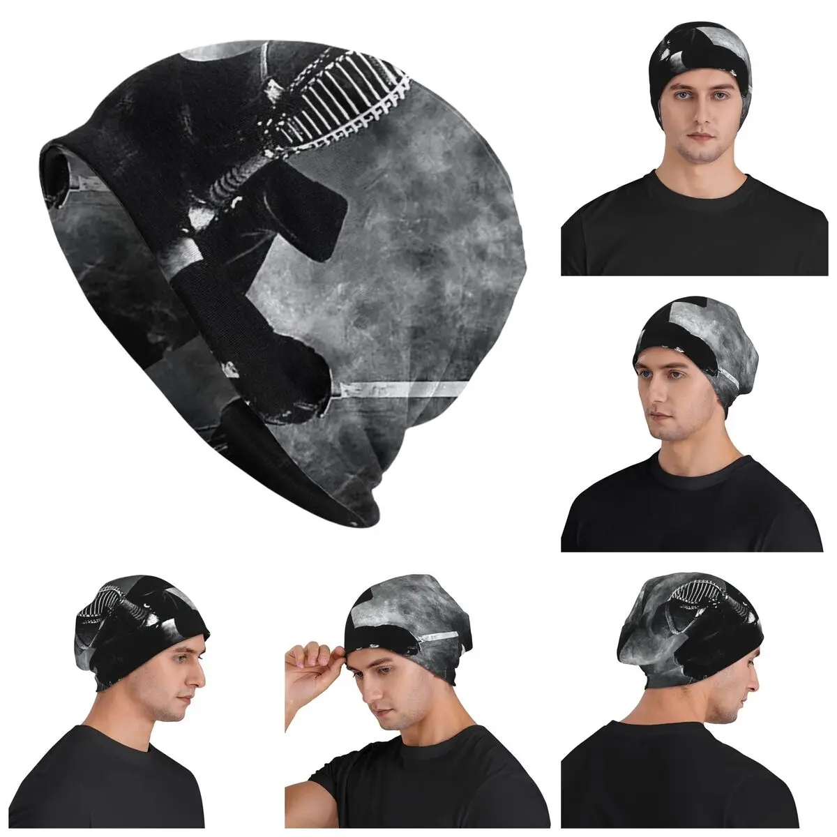 

Кендо японский истребитель спортивный самурай унисекс шапочки для взрослых шапки вязаная шапка теплые шапки в стиле хип-хоп осень зима Skullies шапки