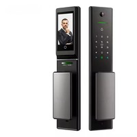 A5 Pro Palm Vein & 3D Face Recognition Smart Door Lock With HD Visual Camera Fingerprint Card Key And WiFi Network Access