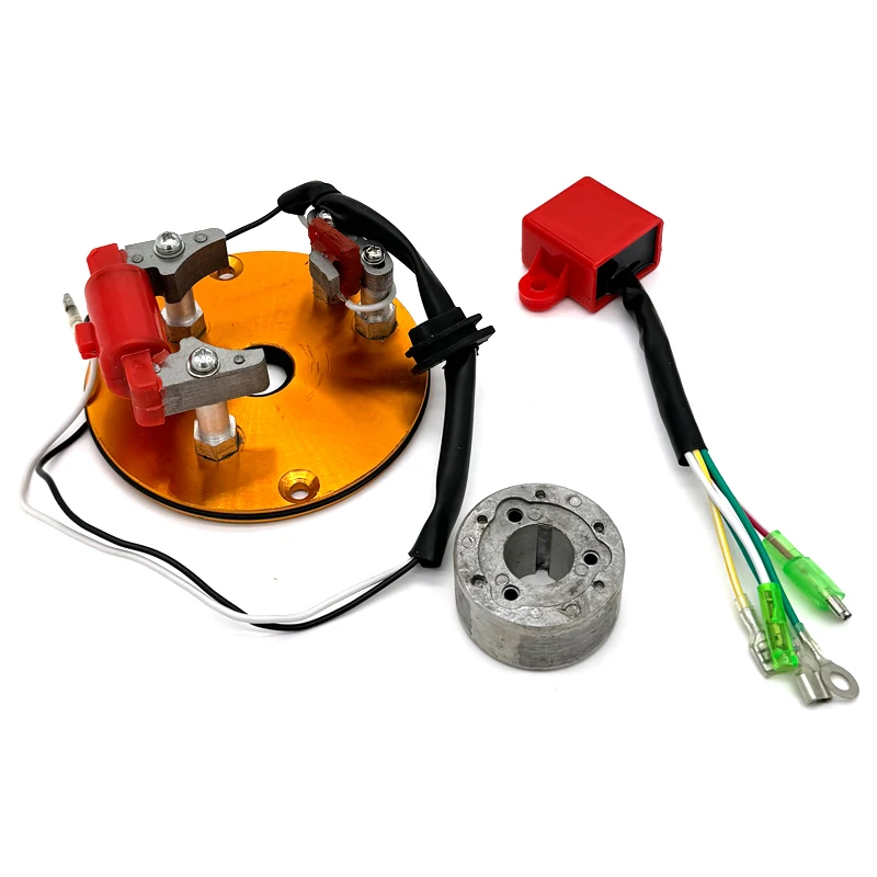 Motorcycle Magneto Coil Inner Rotor Stator Kit For LF YX 50/110/125/150/160CC Scooter Go Kart ATV Quad Horizontal Engine