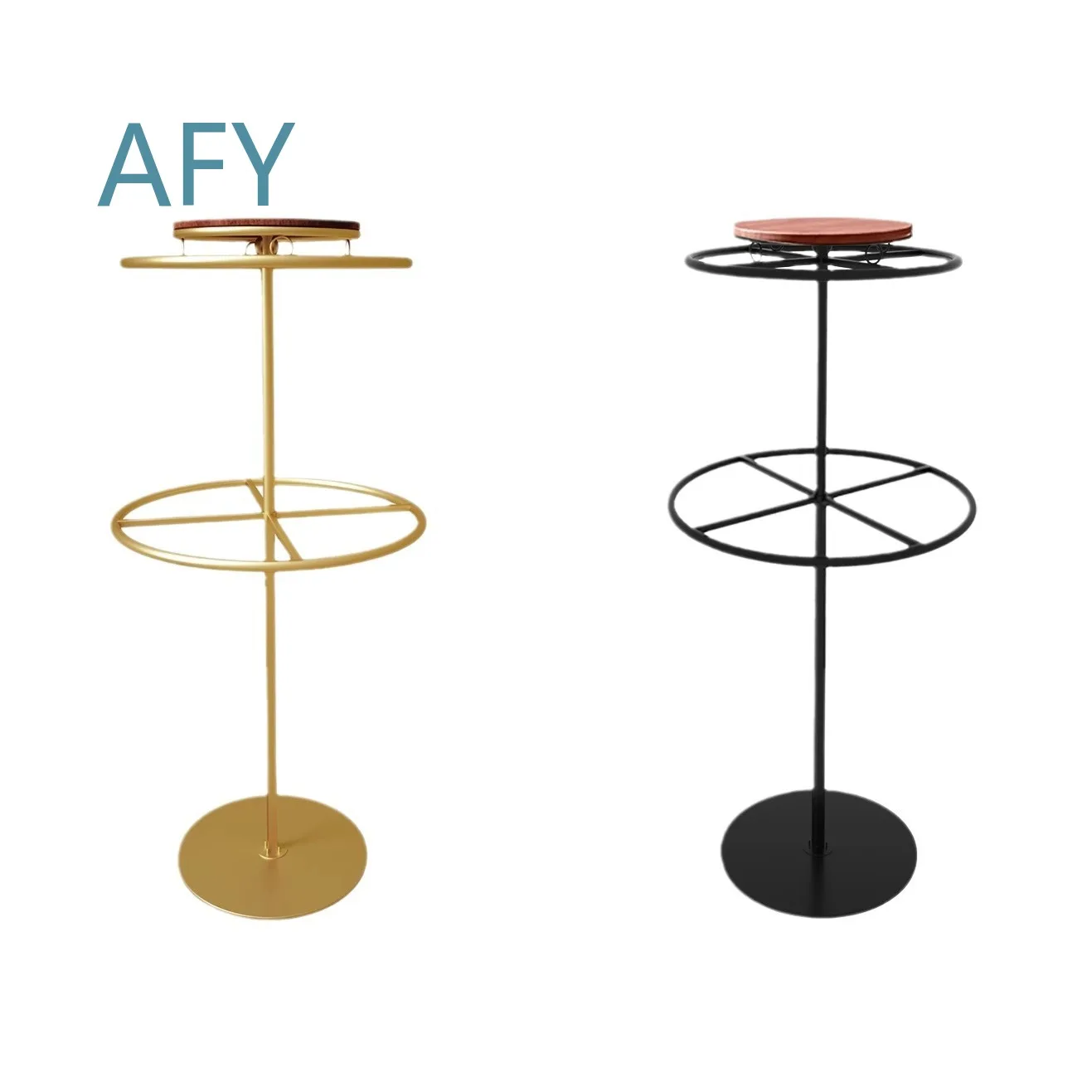 Double Layer Single Layer Universal Childrens Clothing Rotatable Island Frame Long Skirt Round Hanger for Kids Clothes