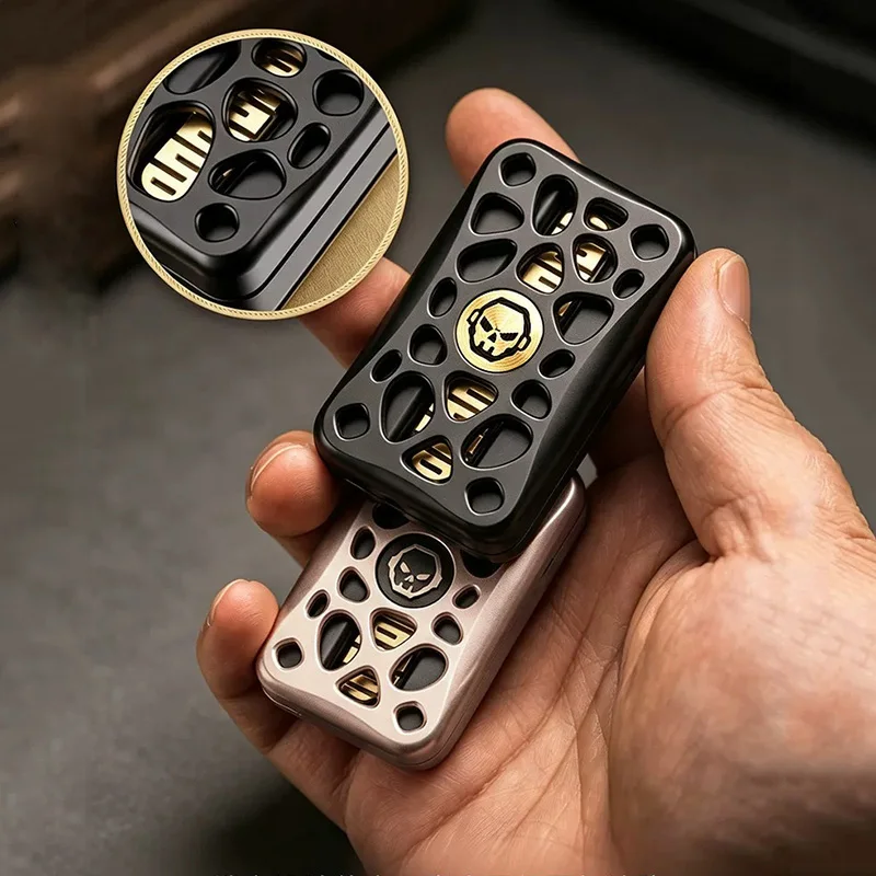 Fidget Toys Unlimited Pushing Slider Hollow Out Tuning Fork Push Slider Office Desktop Decompression Toys ADHD Tools